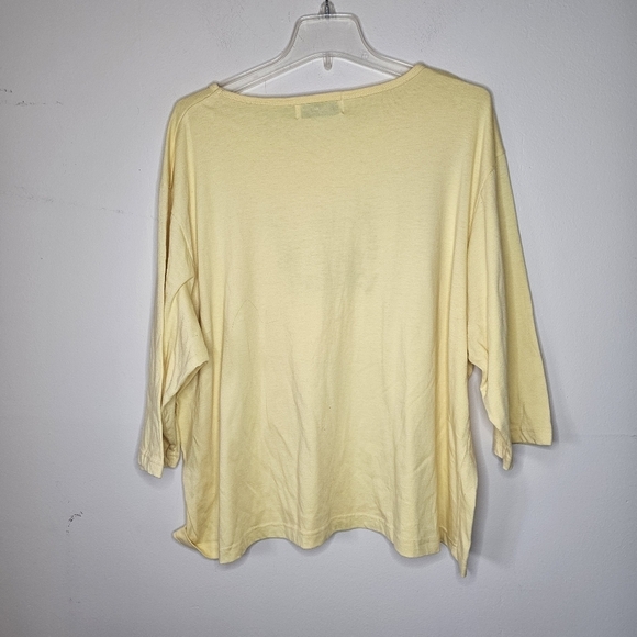 Extra Shenanigans Floral 3/4 Tee Shirt Size 3X - Picture 3 of 6